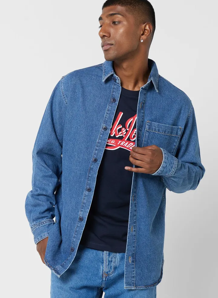 Regular Fit Denim Shirt