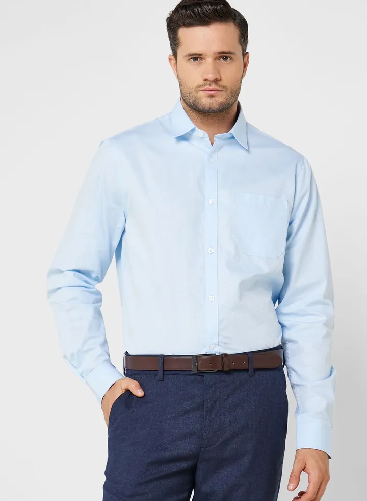 Dobby Full Sleeve Formal Shirt