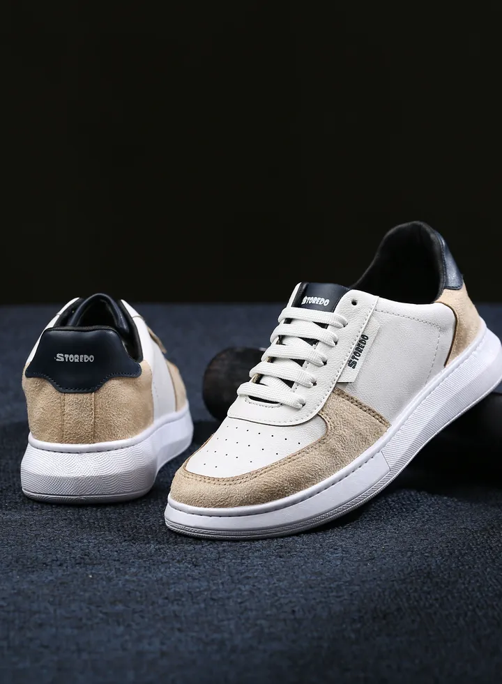 Sneakers For Men White-Baige