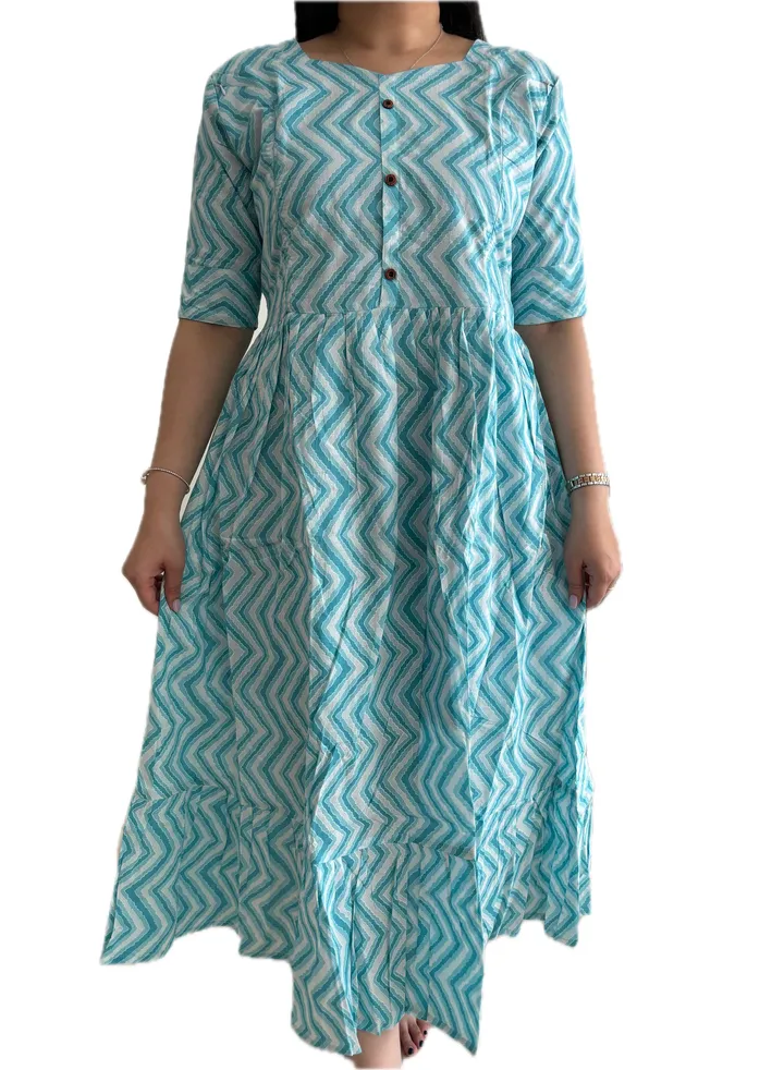 Zebees Cotton Maternity & Feeding Dress