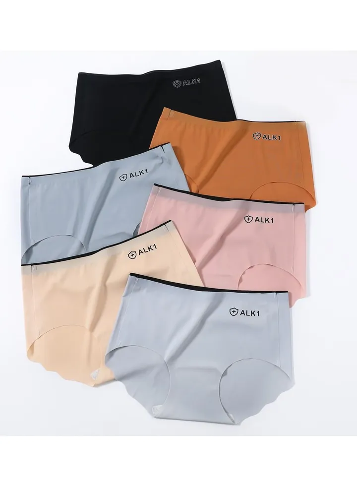 Zeemey 6 Pack Women’s Seamless Cheeky Hipster Underwear No Show Panties Invisibles Breathable Briefs Soft Stretch Bikini Lingerie