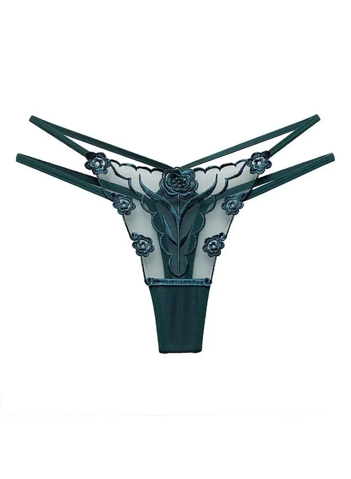 Women's Thong Transparent Mesh