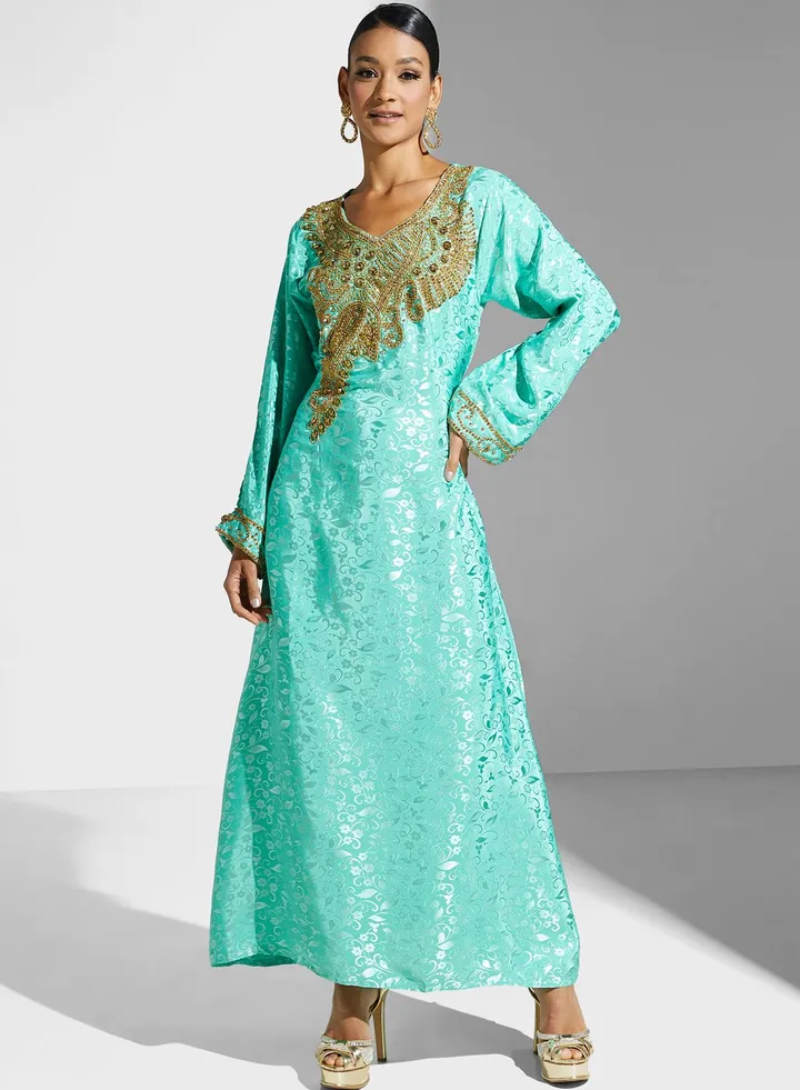 Embellished Embroidered Jalabiya