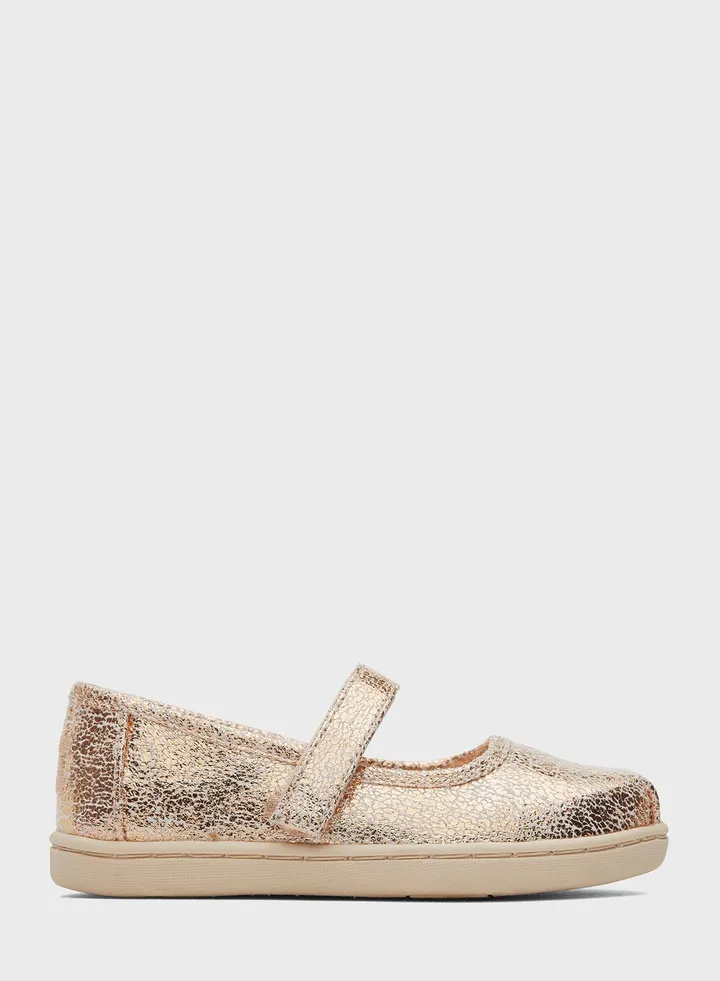 Kids Mary Jane Velcro Ballerinas
