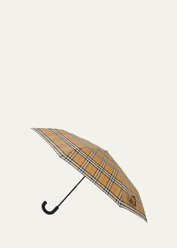 Trafalgar Check Foldable Umbrella