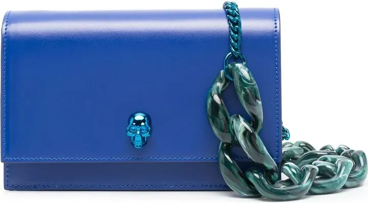 Skull-Charm Crossbody Bag