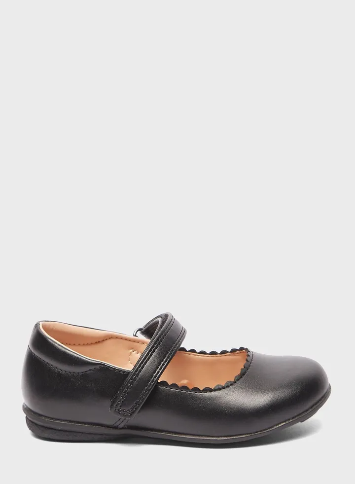 Kids Velcro Ballerinas