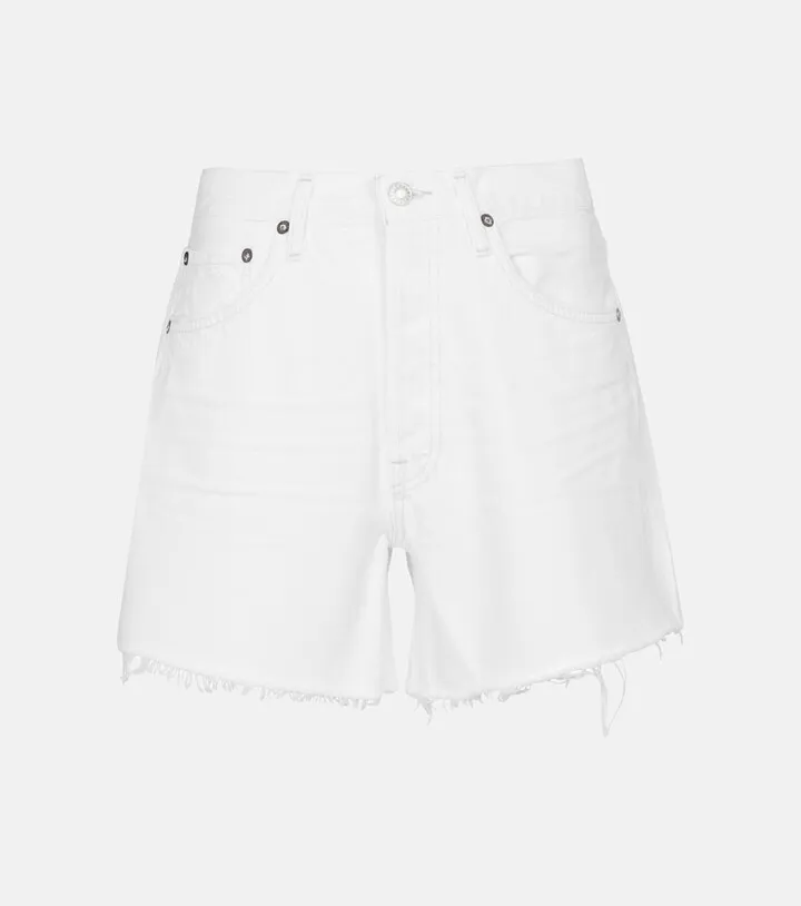 Parker mid-rise denim shorts