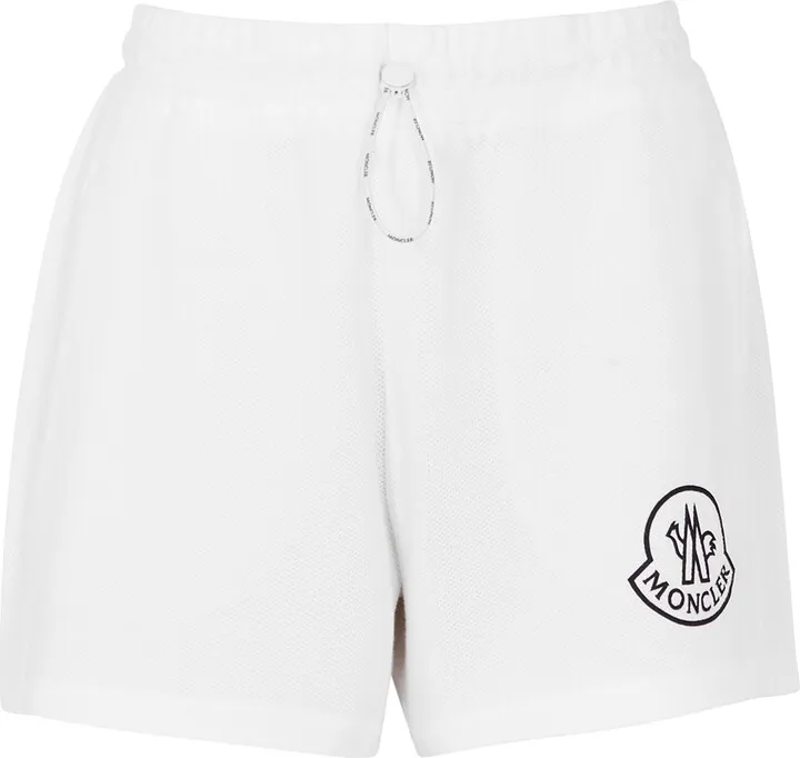 Moncler Logo-print Piqué Cotton Shorts