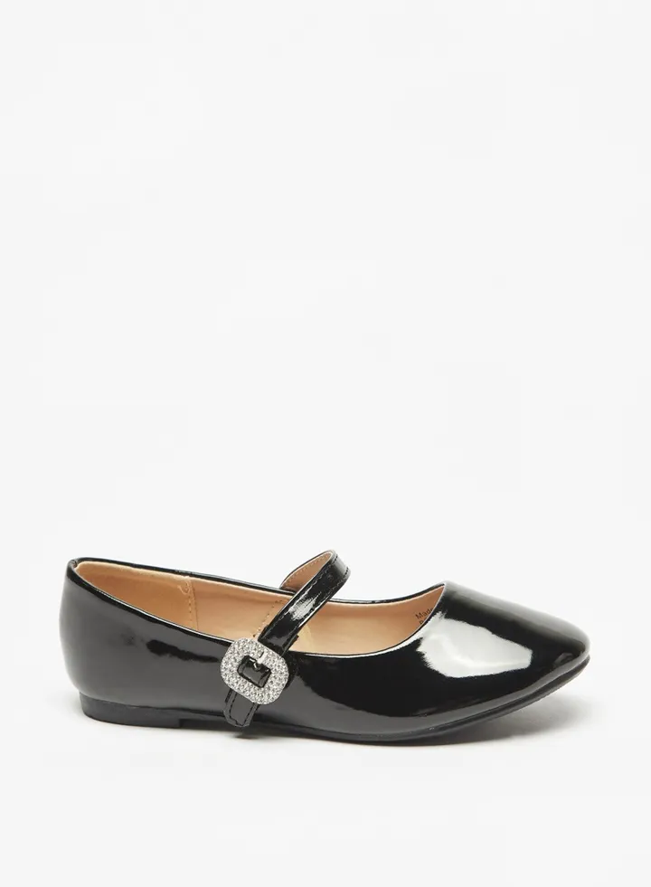 Girls Mary Jane Shoes With Embellished Buckle By Shoexpress