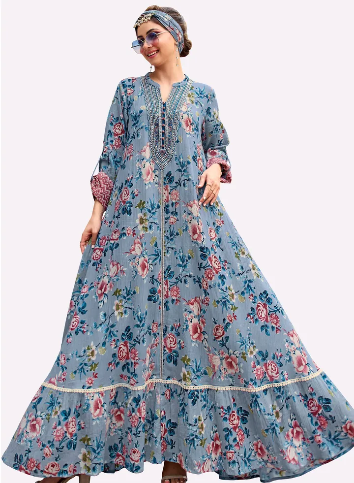 Sara Floral Jalabiya