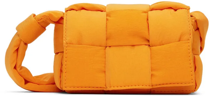 Bottega Veneta Orange Cassette Shoulder Bag