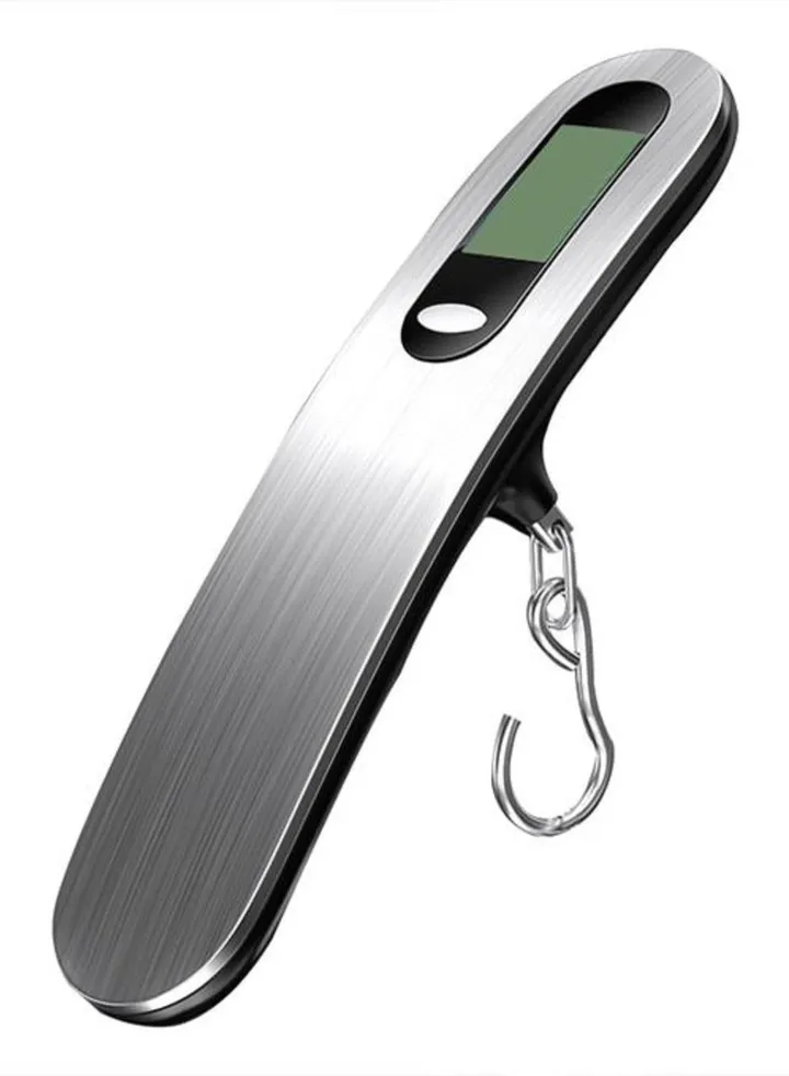 Digital Travel Portable Hand Luggage Weighing Scale Silver