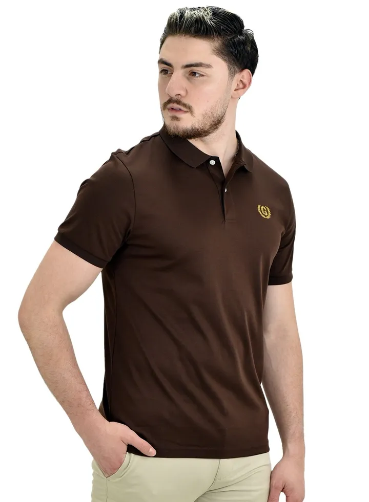 Men's Liquid Touch Polo - Brown