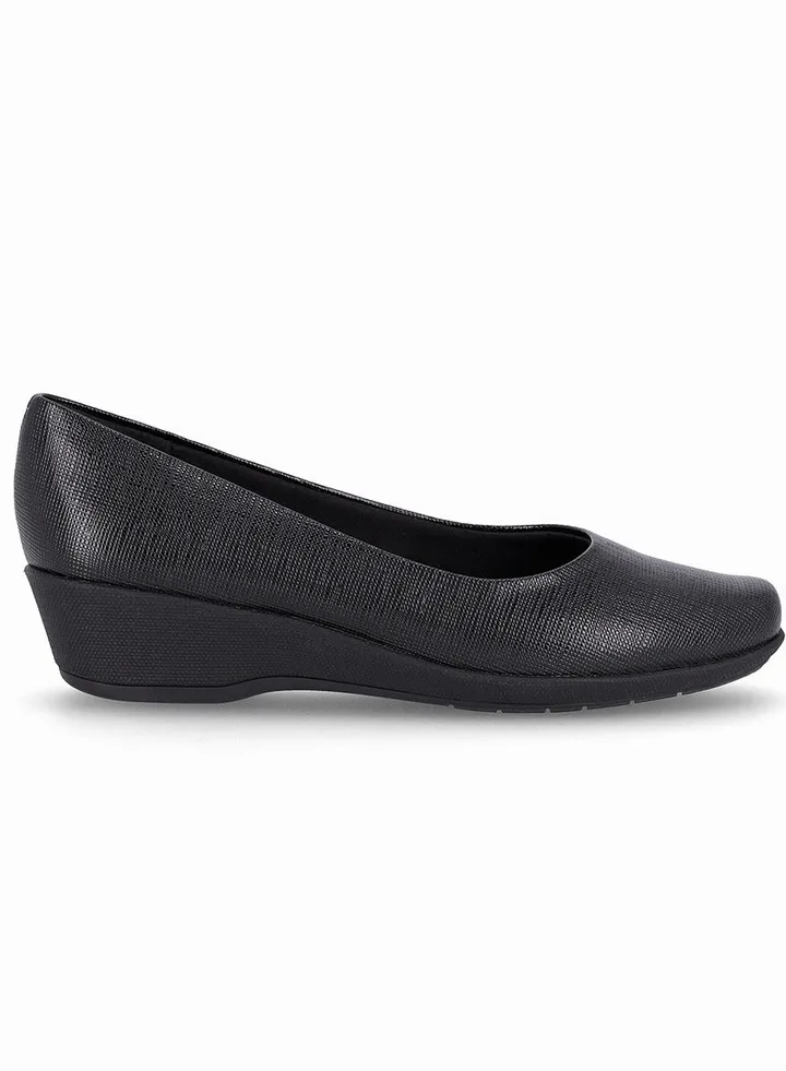 Piccadilly Leather Flight Attendant Business Flats Shoes