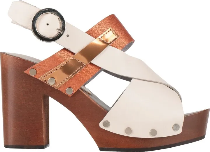 Mules & Clogs Ivory