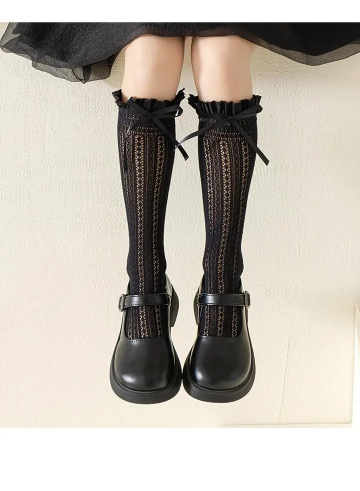 Lolita Style Stockings for Girls Thin Cool Summer Stockings