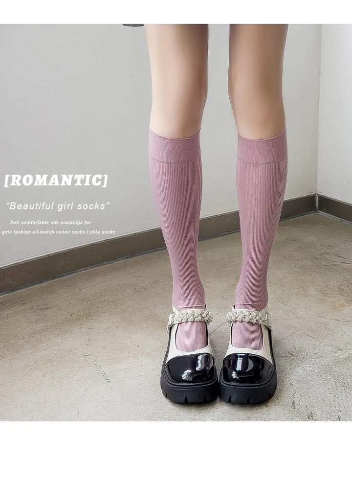 Lolita Style Stockings for Girls Thin Cool Summer Stockings