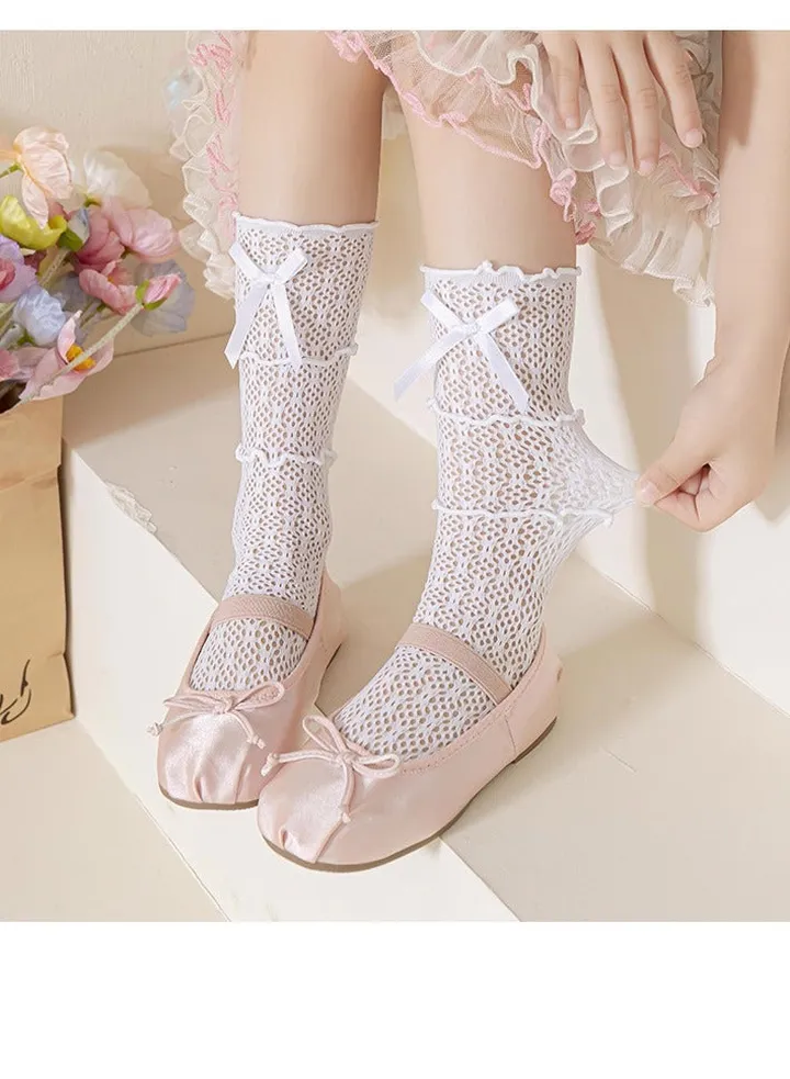 Lolita Style Stockings for Girls Thin Cool Summer Stockings
