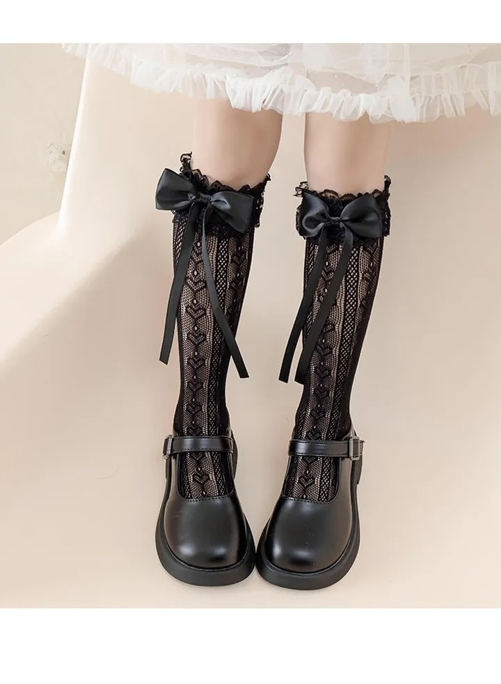 Lolita Style Stockings for Girls Thin Cool Summer Stockings