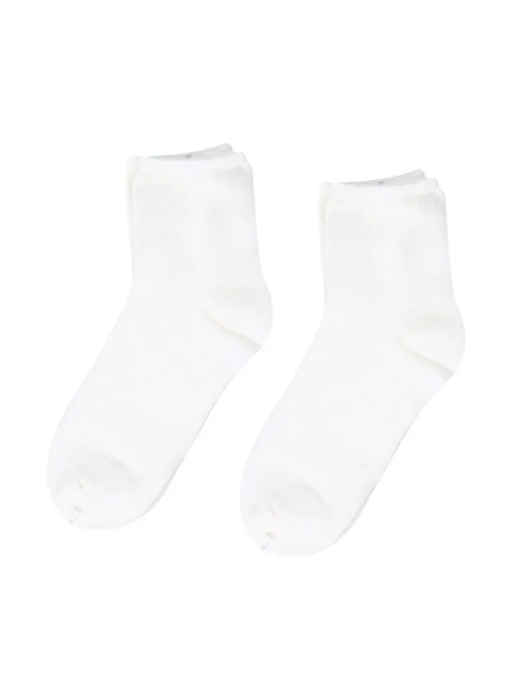 Basic Solid Colour Socks for Children Multicolour