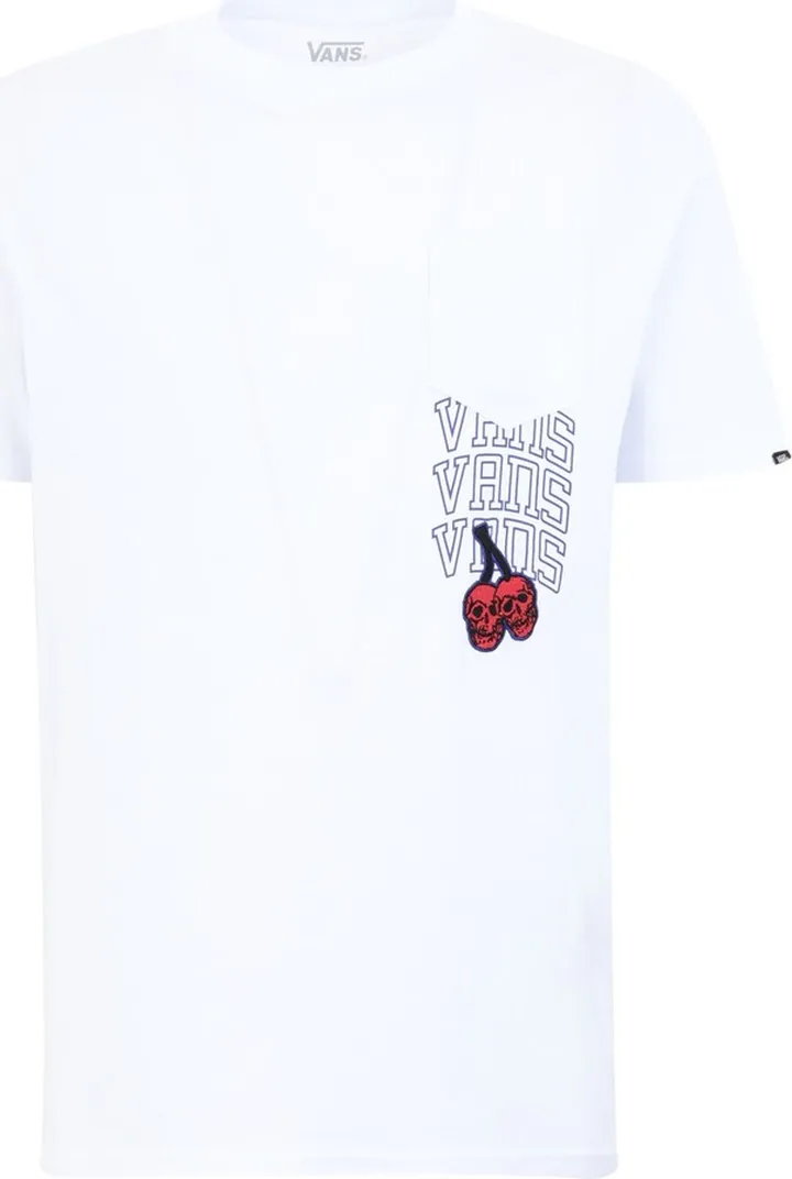 Mn New Varsity Pocket Ss T-shirt White