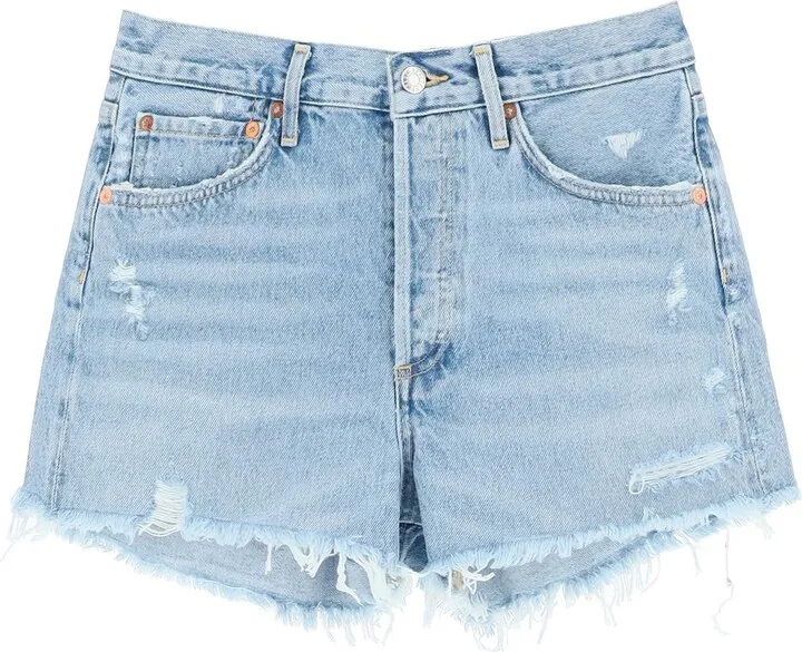 'parker' Distressed Denim Shorts