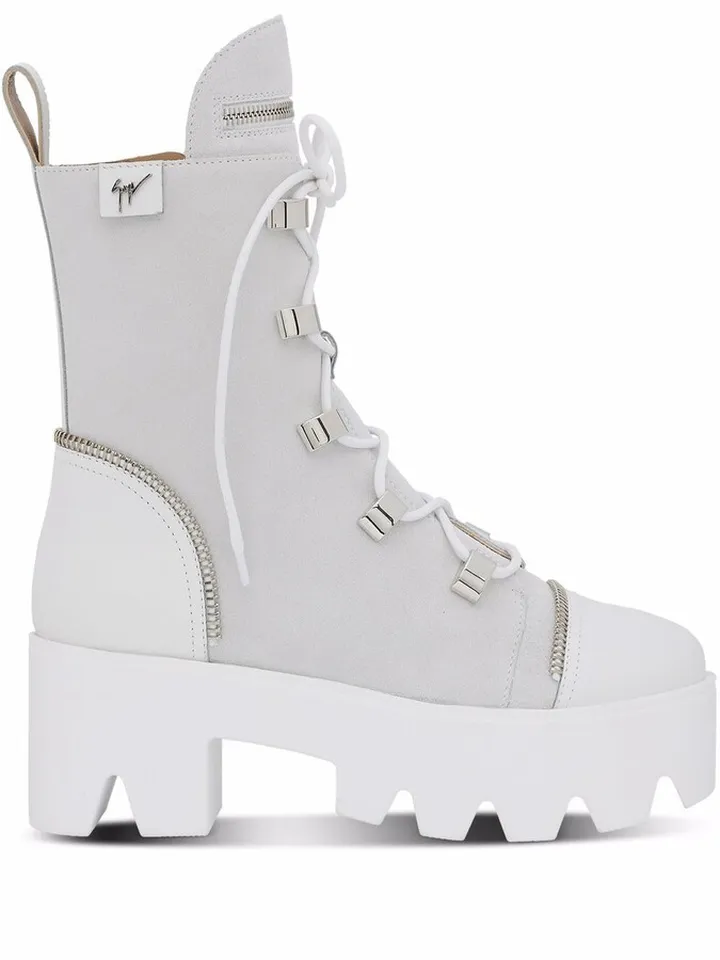 Juliett platform lace-up boots