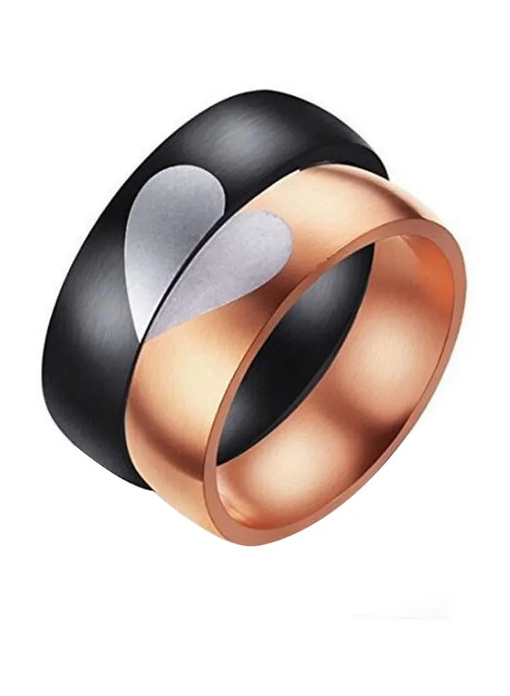 Heart In Love Couple Ring