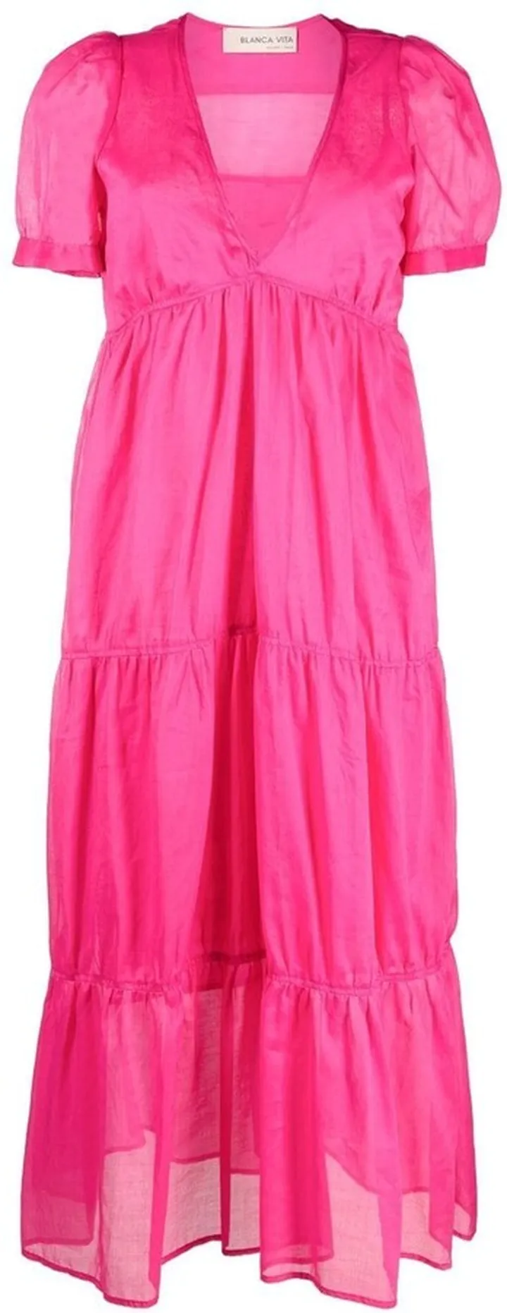Tiered V-Neck Dress