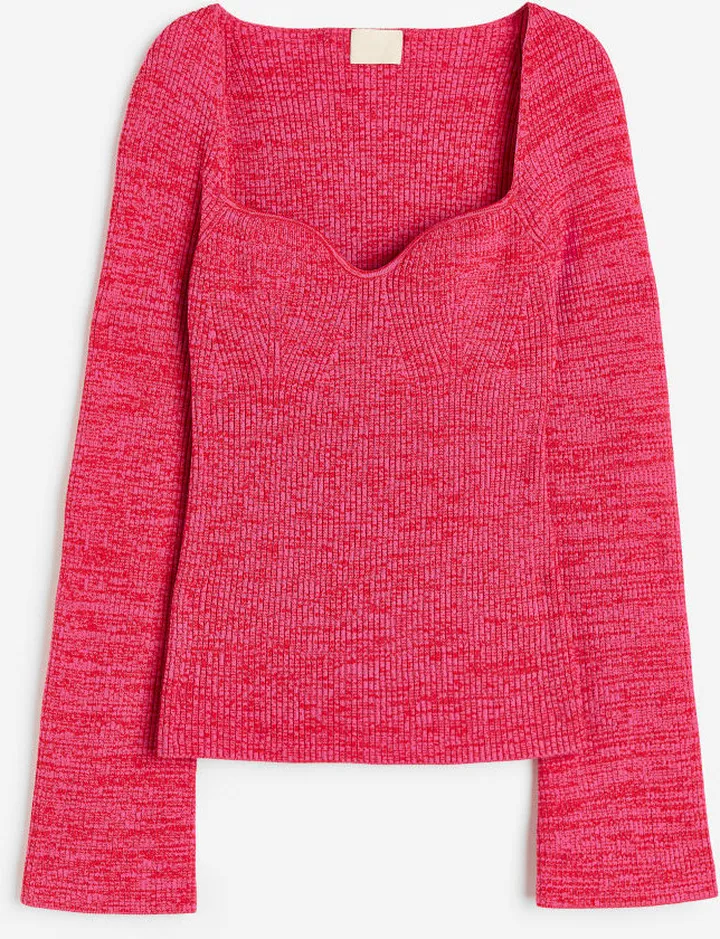 Rib-knit Top