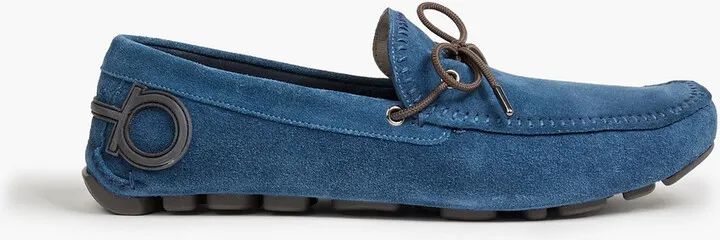 Atlante suede driving shoes