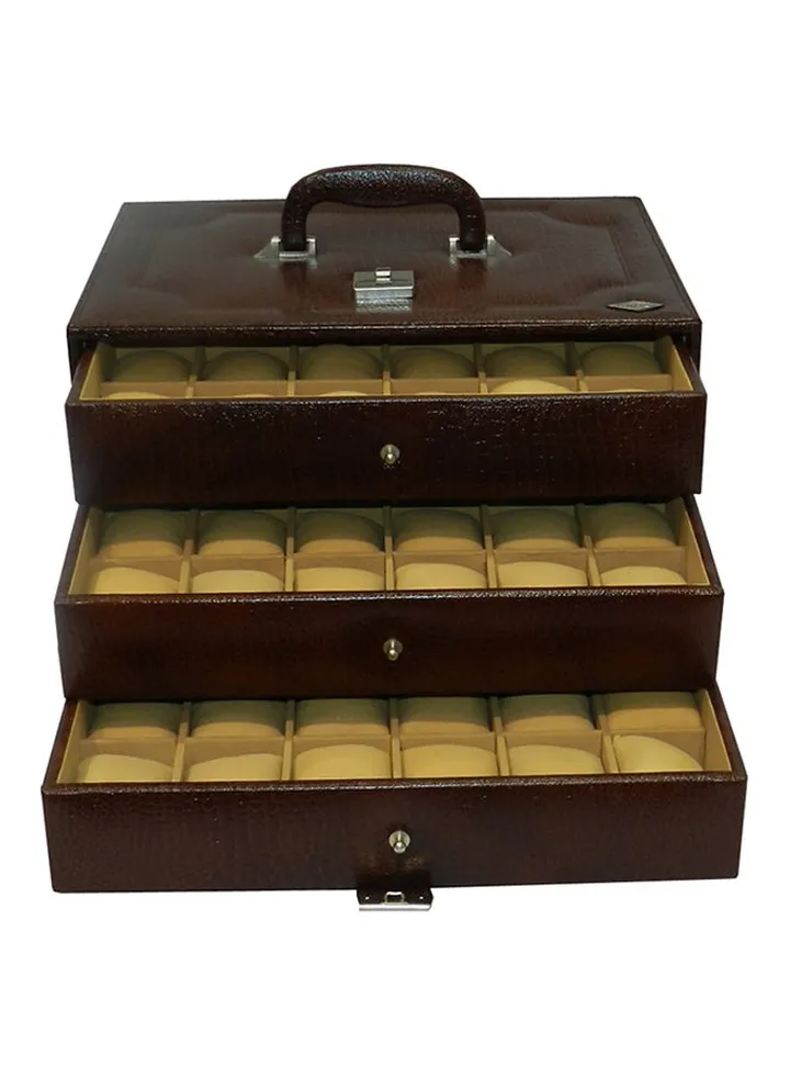 unisex 36-Piece Watch Organizer