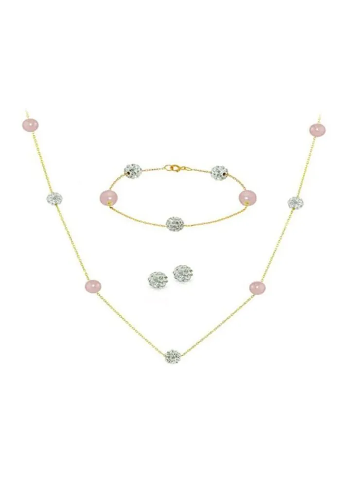 4-Piece 18 Karat Gold Jewellery Set 