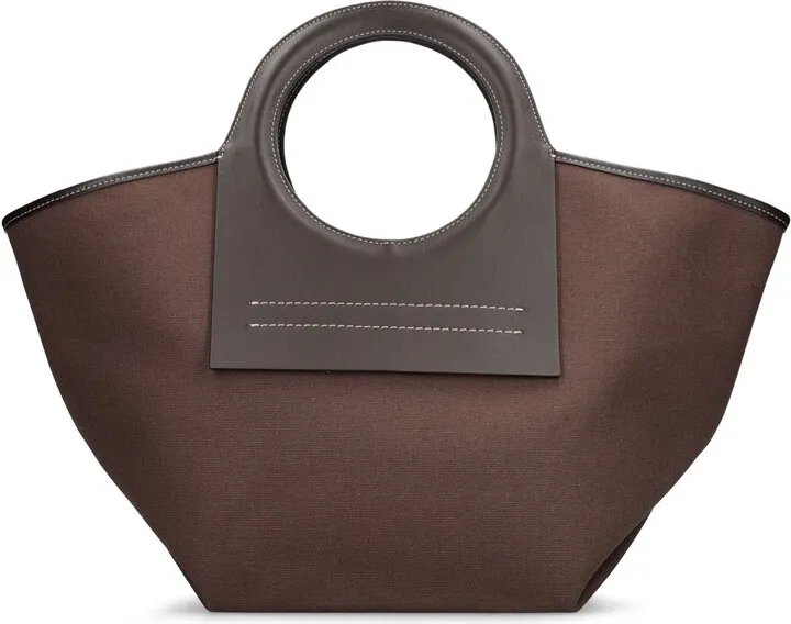 Small Cala canvas & leather bag