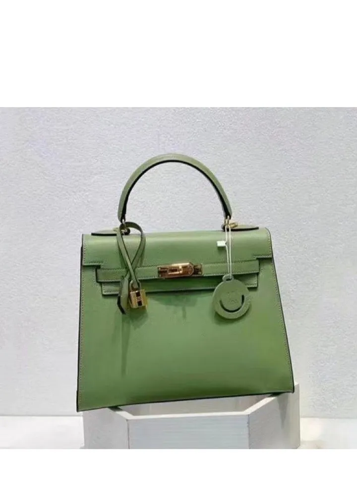 Hermes women's leather handbag