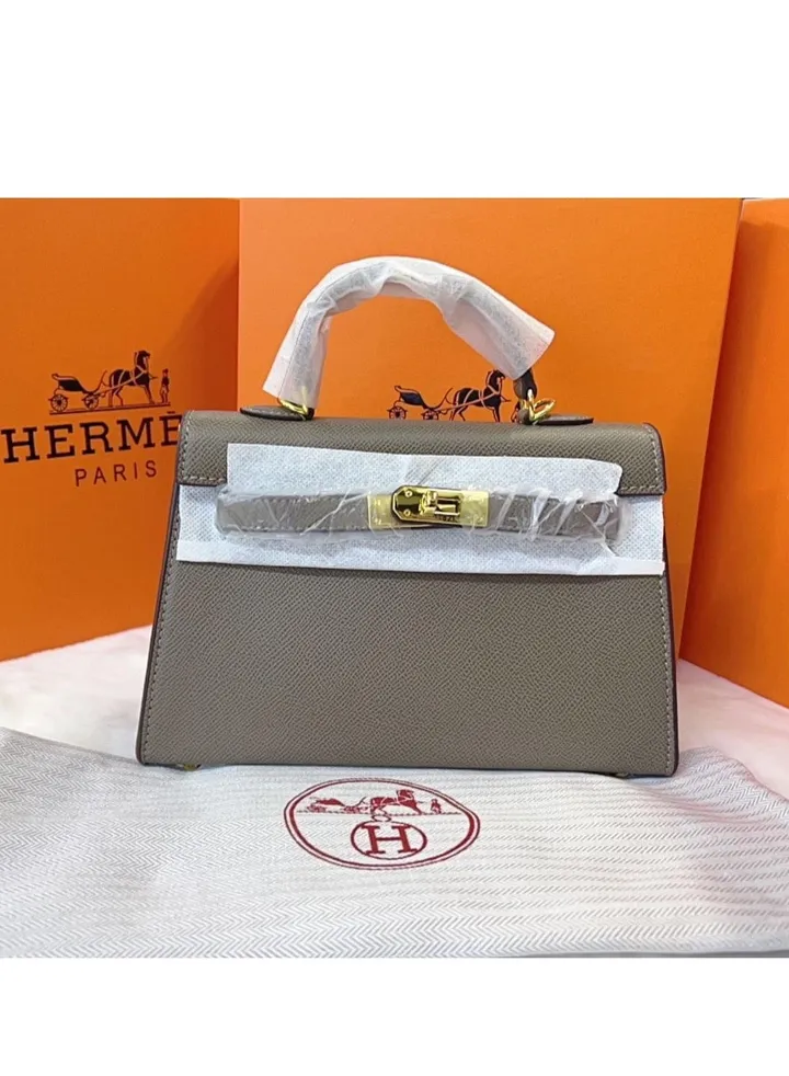 Hermes women's leather handbag