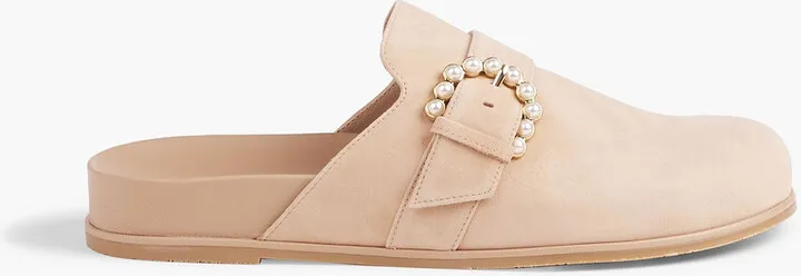 Piper embellished suede slippers