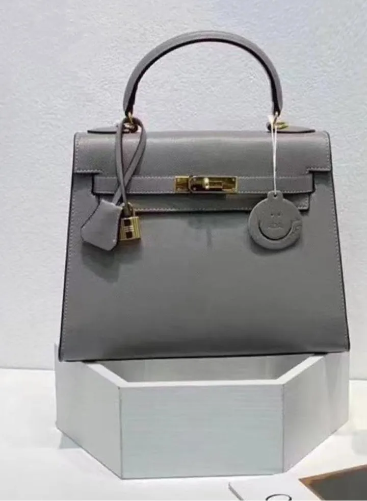 Hermes women's leather handbag