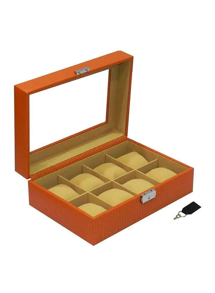 unisex Watch Organiser With Glass Top