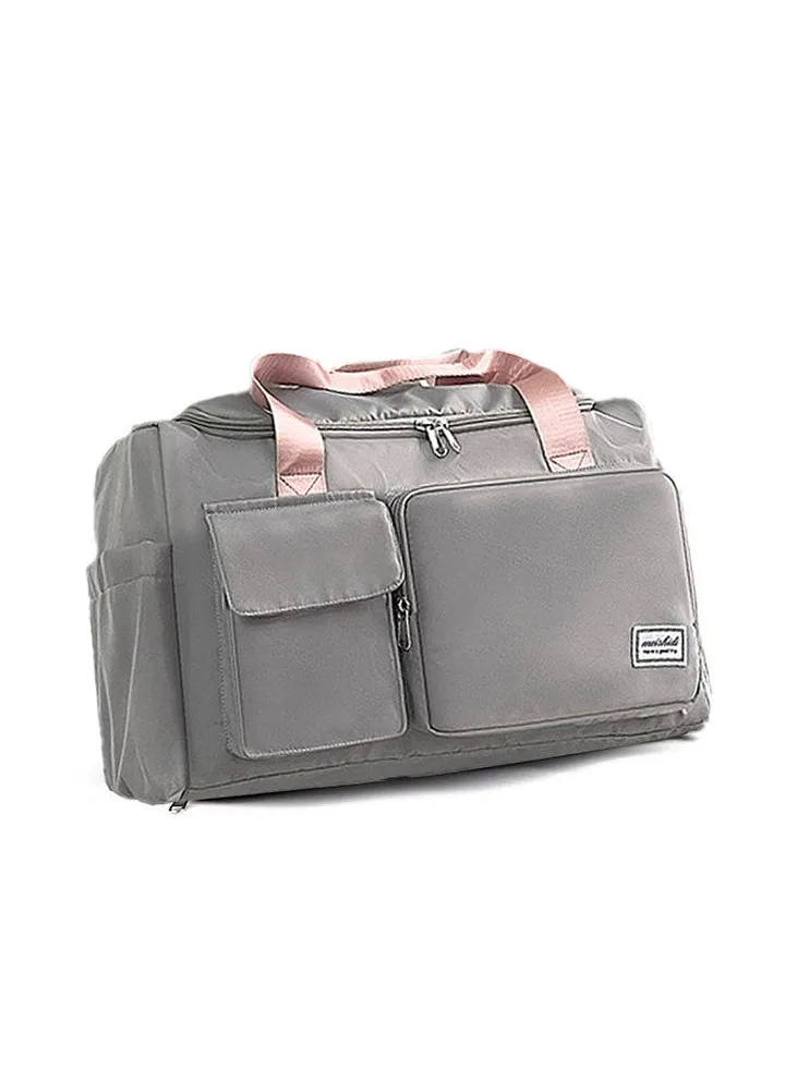 Sports Gym Bag Duffel Bag with Shoe Compartment Weekender Travel Bag for Women