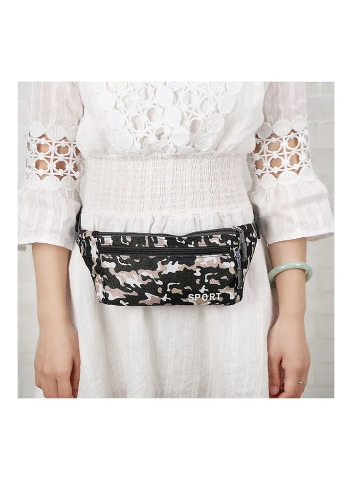 Fashion Women Camouflage Printed Sports Waist Pack Outdoor Mobile Phone Mini Joker Waist Bag Belt Bag Envelope Shoulder Bag 20*2*15cm