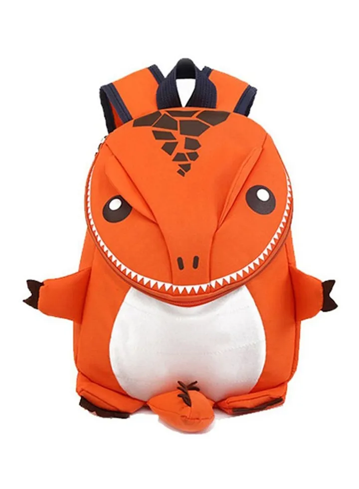 Dinosaur Shape Kids Backpack Orange