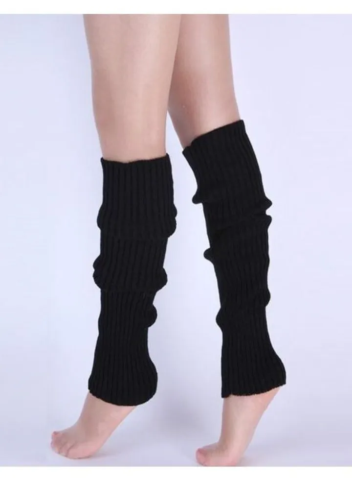 Leg Warmers For Women, Winter Ribbed Knit Leg Warmers 80s Toeless Ballet Leg Warmers For Girls Dance Yoga, Dance Leg Sleeves Wool Knitting Sports Protective Leg Warmers Foot Warm Yoga Socks