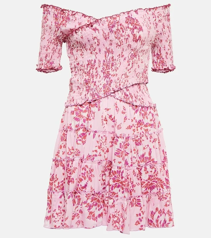 Soledad printed minidress