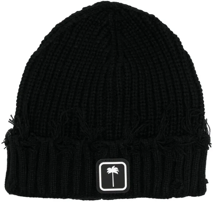 Logo-Patch Wool Beanie