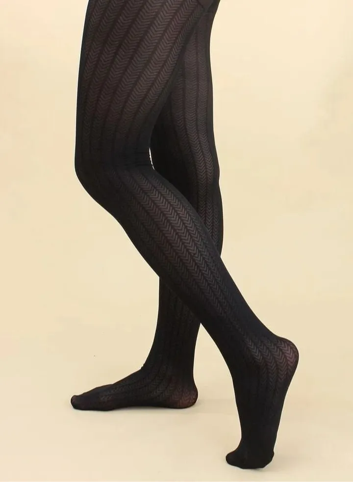 Geometric Striped Socks