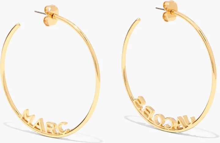 The Monogram Hoops - Gold