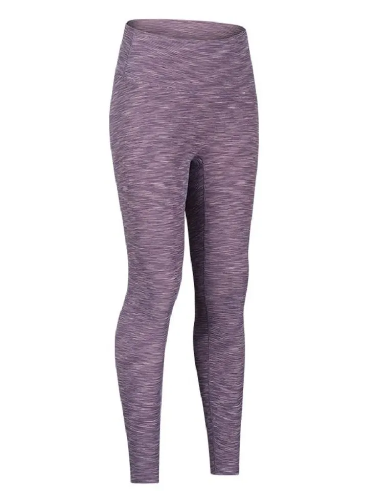 Solid Stretch Yoga Long Pants Purple