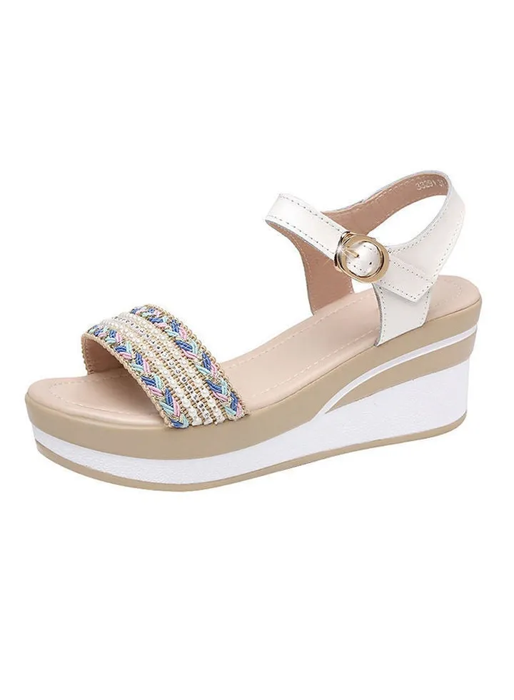 Comfort Casual Sandals White